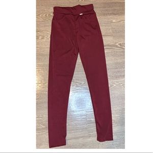 High waisted Pant. Burgundy| New